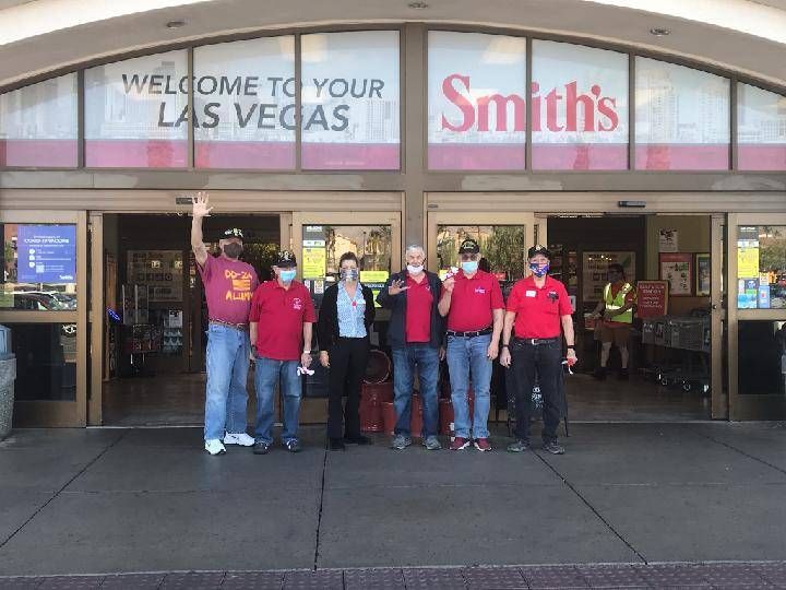 VFW Post 12093 held a Buddy Poppy / membership event at the Smith's on Durango on 11 April 2021.