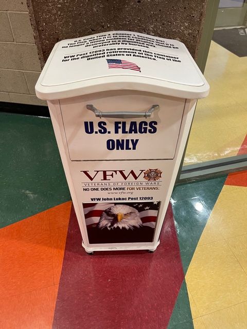 Flag Disposal Box